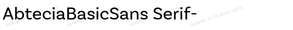 AbteciaBasicSans Serif字体转换